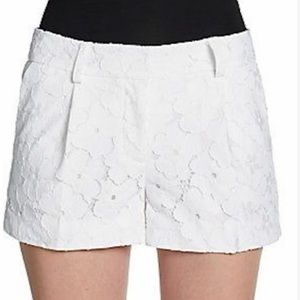 Diane Von Furstenberg “Naples” floral lace shorts